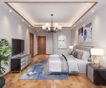 New Chinese Style Bedroom-ID:558209478