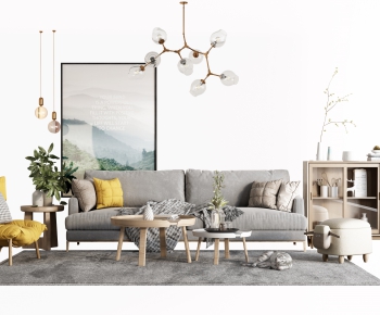 Nordic Style Sofa Combination-ID:758620021