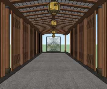New Chinese Style Building Component-ID:534327039