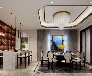 New Chinese Style Dining Room-ID:903480122