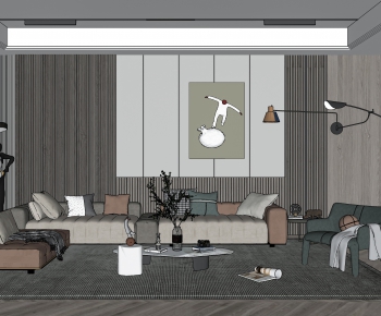 Modern A Living Room-ID:447940865