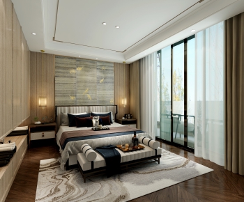 New Chinese Style Bedroom-ID:101500031