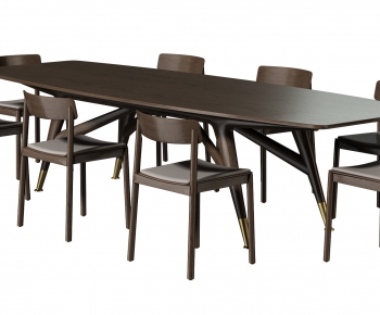 Modern Dining Table And Chairs-ID:679454099