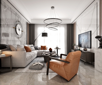 Modern A Living Room-ID:910265927