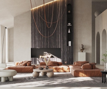 Wabi-sabi Style A Living Room-ID:706722028
