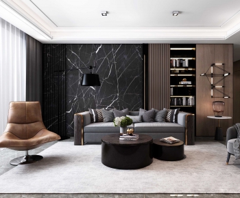 Modern A Living Room-ID:417781118