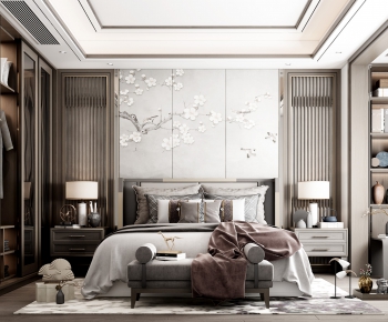 New Chinese Style Bedroom-ID:845786093