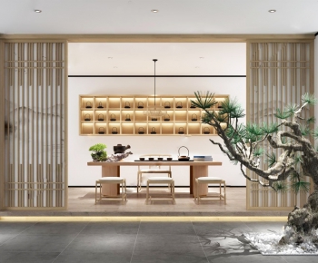 New Chinese Style Tea House-ID:981699943