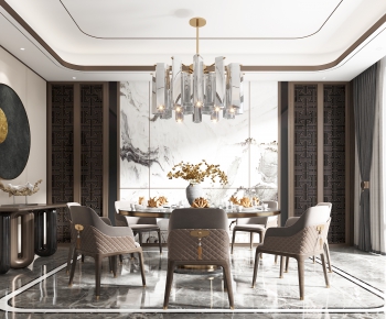 New Chinese Style Dining Room-ID:379112018