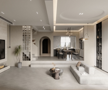 Wabi-sabi Style A Living Room-ID:484318022
