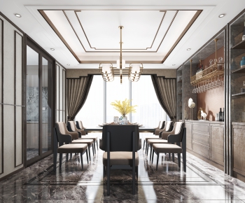 New Chinese Style Dining Room-ID:128807079