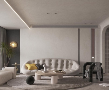 Wabi-sabi Style A Living Room-ID:862170935