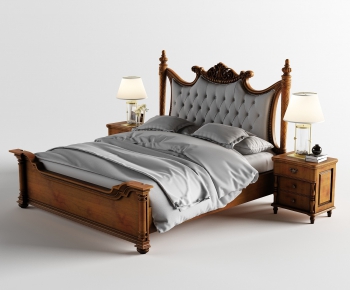 American Style Double Bed-ID:784549956