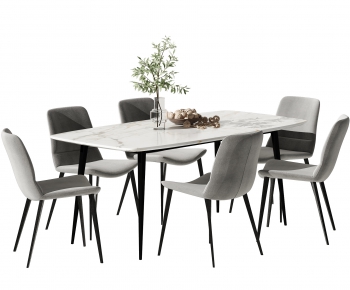 Modern Dining Table And Chairs-ID:328223941