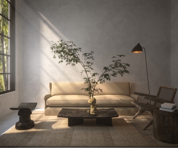 Wabi-sabi Style A Living Room-ID:362219101