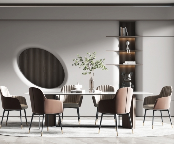 Modern Dining Table And Chairs-ID:250555993