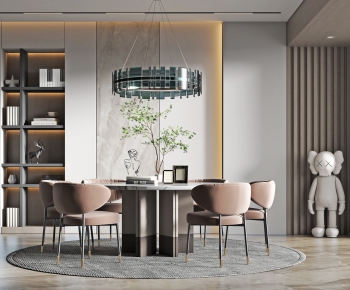 Modern Dining Table And Chairs-ID:594854125