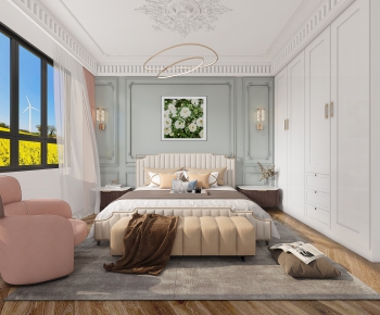 French Style Bedroom-ID:586546906