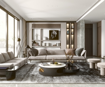 Modern A Living Room-ID:193459994