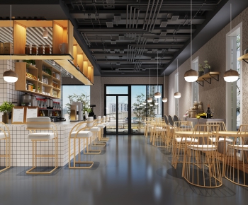 Industrial Style Cafe-ID:670646914