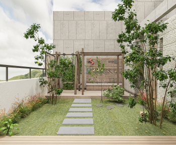 New Chinese Style Courtyard/landscape-ID:620023976