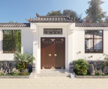 New Chinese Style Building Component-ID:647078996