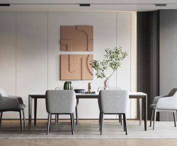 Modern Dining Table And Chairs-ID:781060932