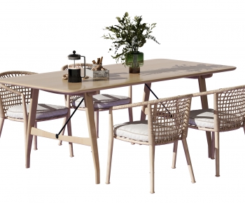 Nordic Style Dining Table And Chairs-ID:568701989