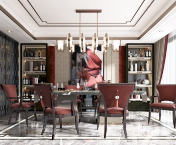 New Chinese Style Dining Room-ID:564599998