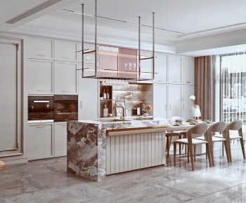 French Style Open Kitchen-ID:442773107