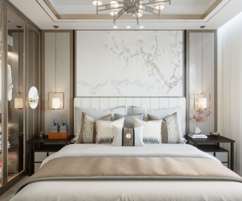 New Chinese Style Bedroom-ID:572519065