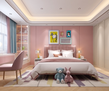 Modern Girl's Room Daughter's Room-ID:327378998