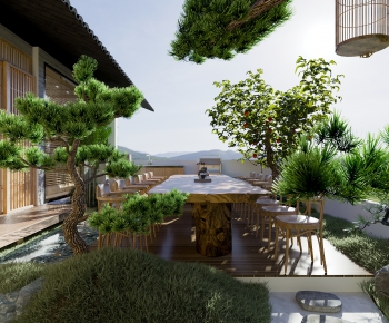 Japanese Style Courtyard/landscape-ID:604943996
