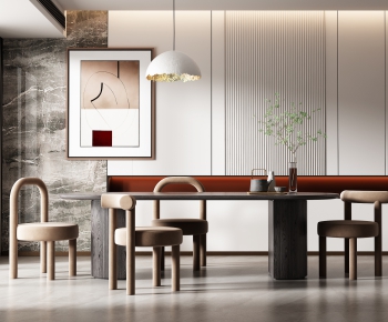 Modern Dining Table And Chairs-ID:916560898