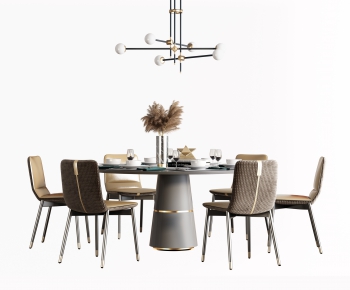 Modern Dining Table And Chairs-ID:366898062