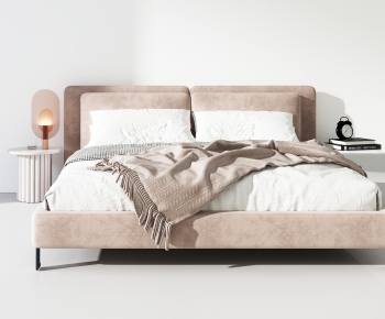 Modern Double Bed-ID:555293082