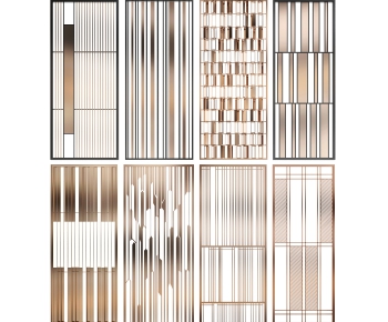 Modern Metal Screen Partition-ID:202058088