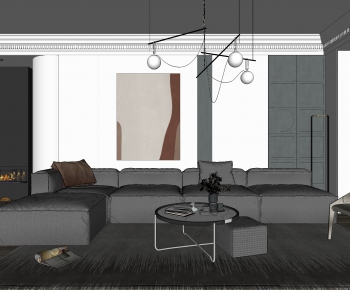 Modern A Living Room-ID:134242067
