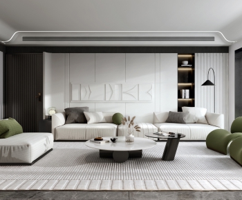 Modern A Living Room-ID:586491115