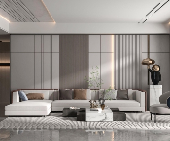 Modern A Living Room-ID:943360365