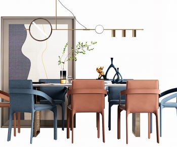 Modern Dining Table And Chairs-ID:544434078