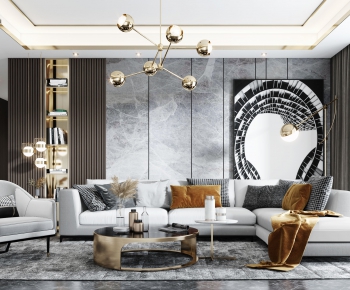 Modern A Living Room-ID:896430055