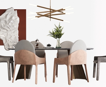 Modern Dining Table And Chairs-ID:510664948