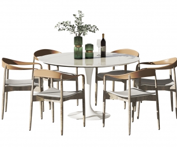 Nordic Style Dining Table And Chairs-ID:645659082