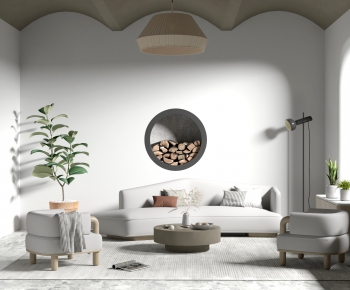 Wabi-sabi Style A Living Room-ID:359836101