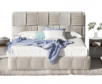 Modern Double Bed-ID:479583988