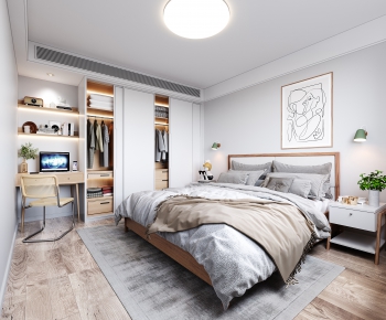 Nordic Style Bedroom-ID:884192942