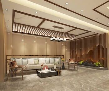 New Chinese Style Lobby Hall-ID:867021086