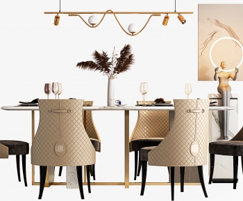 Modern Dining Table And Chairs-ID:332005025