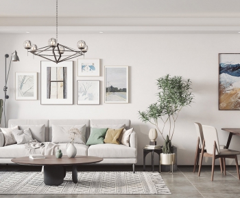 Nordic Style A Living Room-ID:659226891
